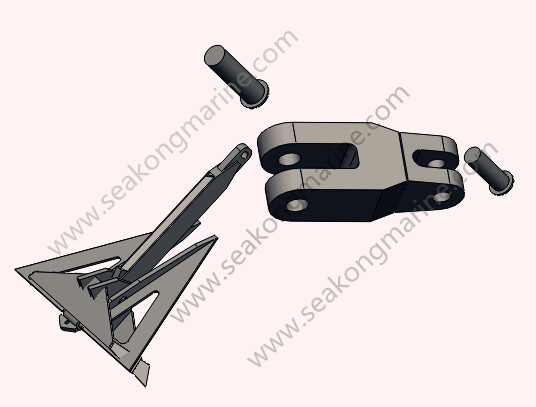 Anchoring System include Swivel Head Anchor Fairlead, seakong marine